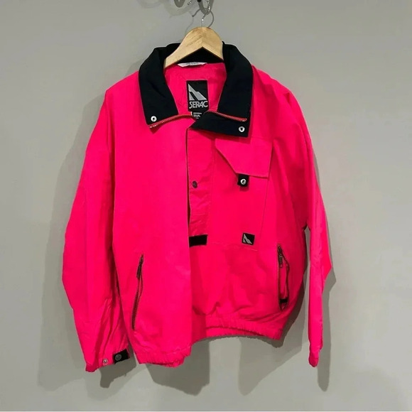 Serac Women’s Size Medium Hot Pink Windbreaker - Picture 1 of 5